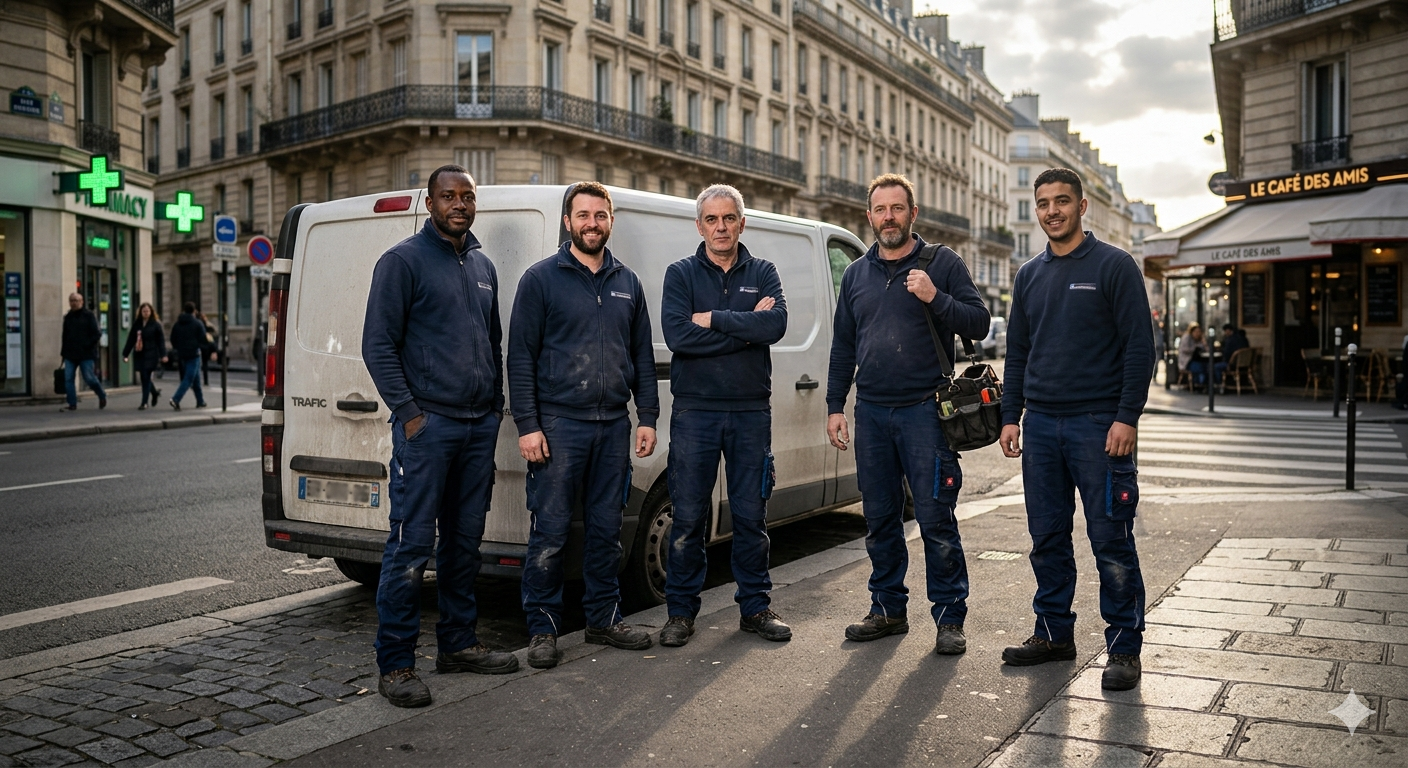 Équipe de serruriers professionnels à Paris - Votre Serrurier de Proximité